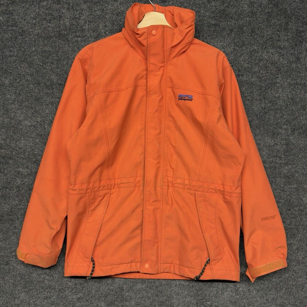 Vintage Patagonia Liquid Sky GORE-TEX Jacket Women's S Orange Waterproof Gorp